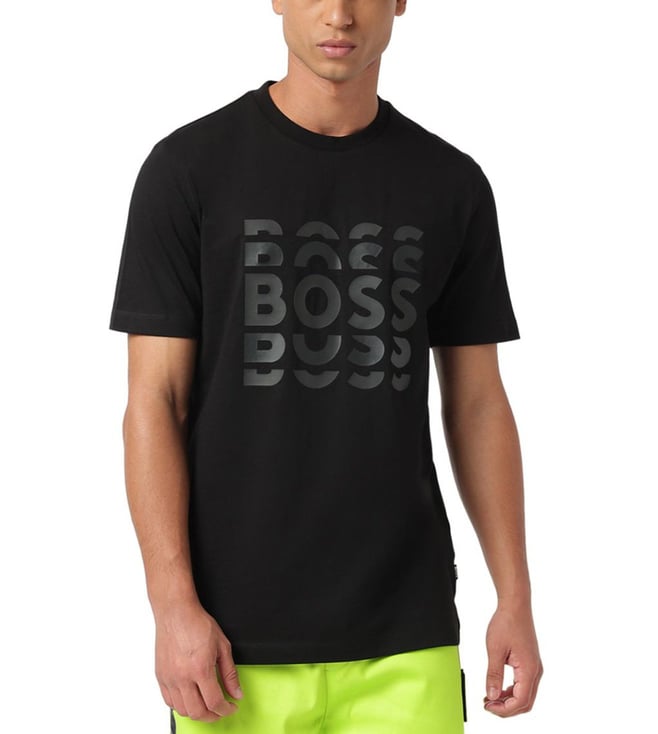 Black Regular Fit T-Shirt (Black, M)