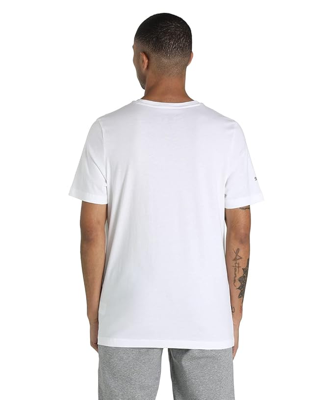 Puma Men's Regular Fit T-Shirt (White, M)