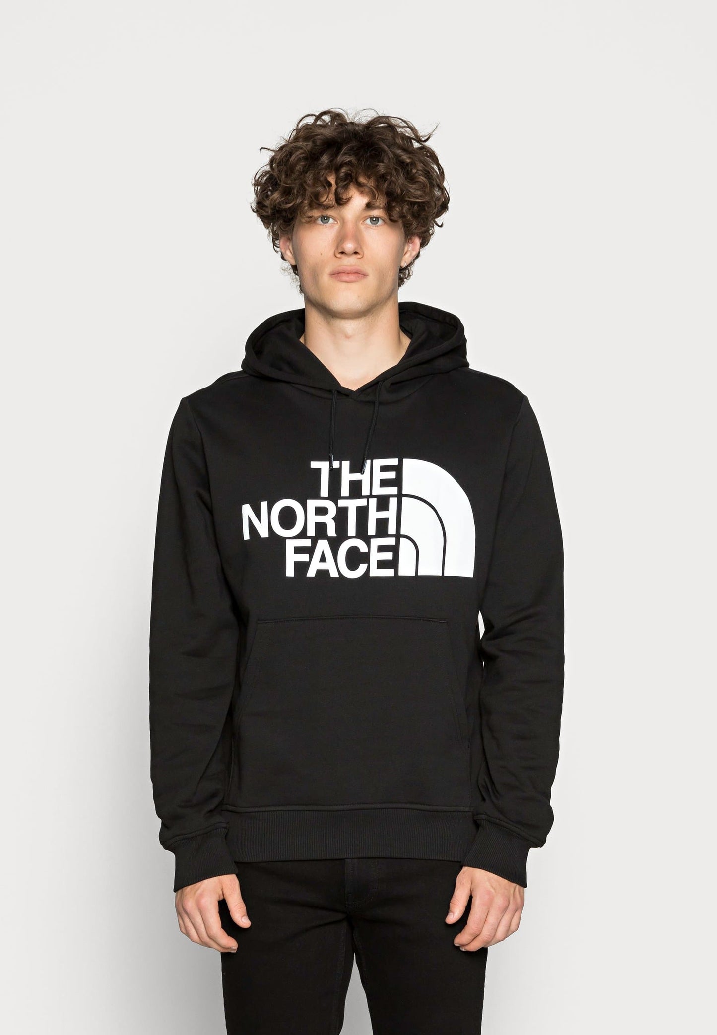 Printed Hoodie for Men & Women (Black, M)